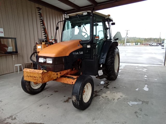 BUY NEW HOLLAND TL80 2001 TRACTOR MOWER - ROPS - RH CUT , Abingdon Auto Auction, Inc.