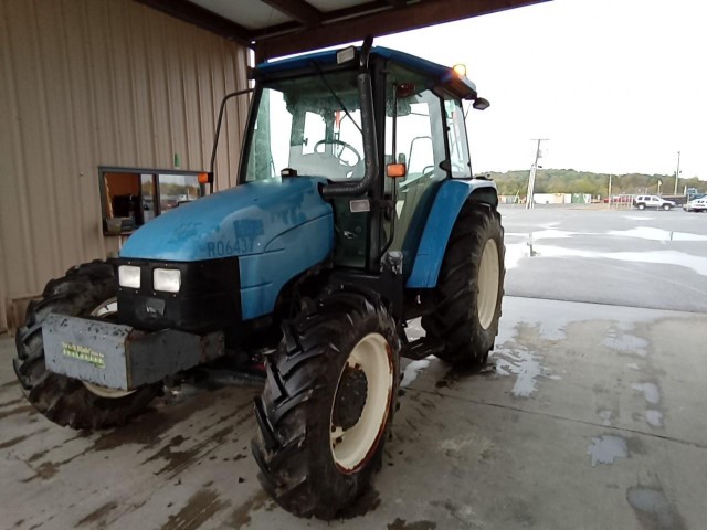 BUY NEW HOLLAND TL80 2003 TRACTOR MOWER - ROPS - RH CUT , Abingdon Auto Auction, Inc.